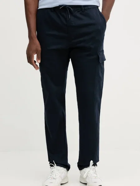 Kalhoty Pepe Jeans tmavomodrá ve střihu cargo