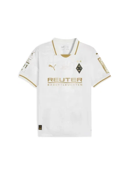 PUMA Młodzieżowa koszulka Borussia Mönchengladbach Anniversary Odzież biały