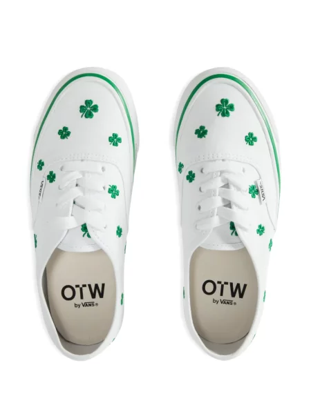 Sneakerși Vans Authentic cu broderie alb