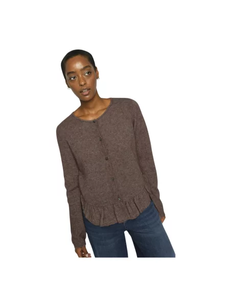 Kardigan Mos Mosh brązowy