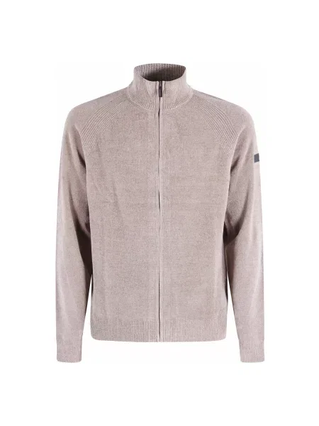 Aksamitny sweter Rrd brązowy