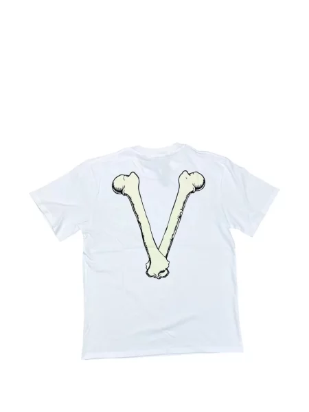 Tricou Vlone scurt alb