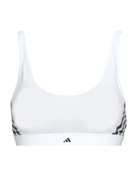 Top Adidas s črtami bela
