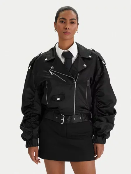KARL LAGERFELD Bomber jakna črna