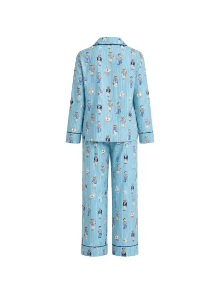 Decupat pijamale Polo Ralph Lauren cu imagine tricotate galben