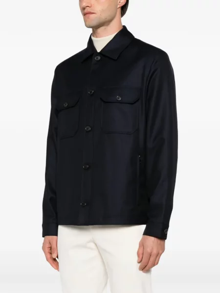 Geacă Corneliani de lână albastru