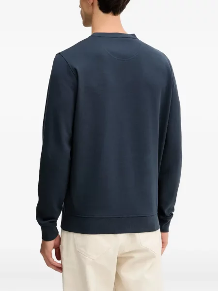 Hanorac Barbour cu broderie albastru