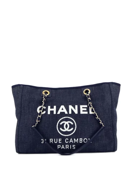 Kabelka Chanel Pre-owned modrá