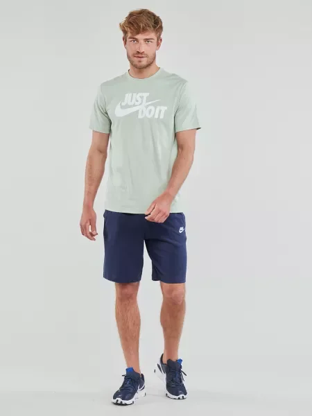 Fleecová fleecová mikina Nike modrá