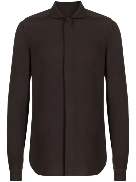 Dlouhá košile Rick Owens hnědá