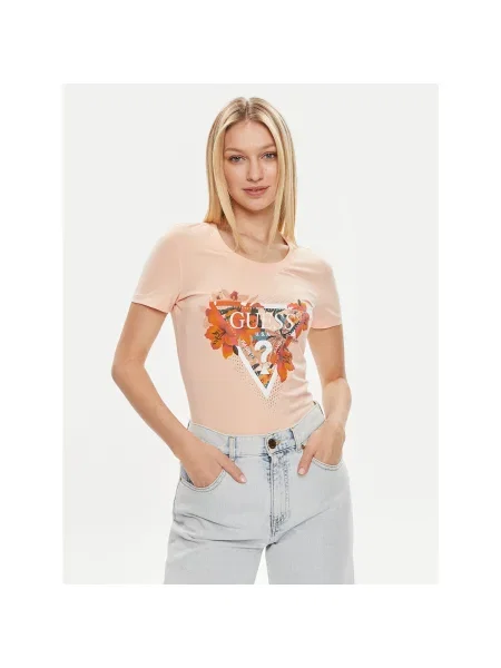 Футболка Guess с тропическим принтом