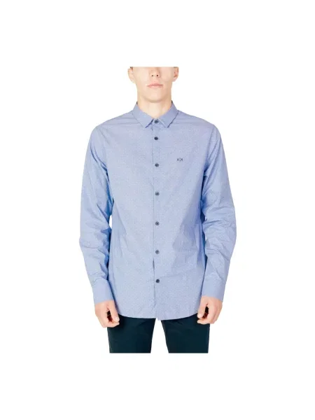 Koszula dżinsowa Armani Exchange niebieska