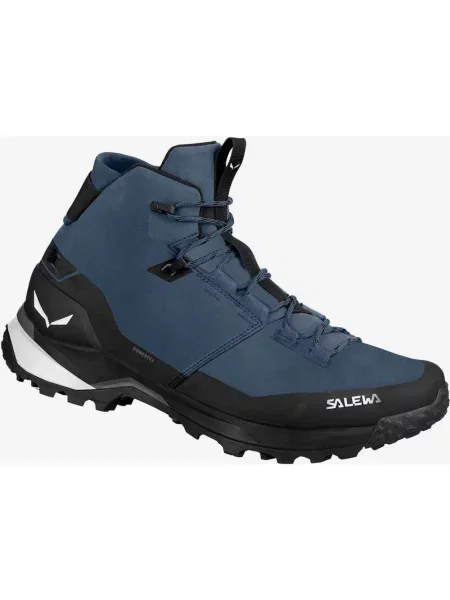 Buty trekkingowe Salewa Puez 2 Mid Powertex niebieski jasny czarny