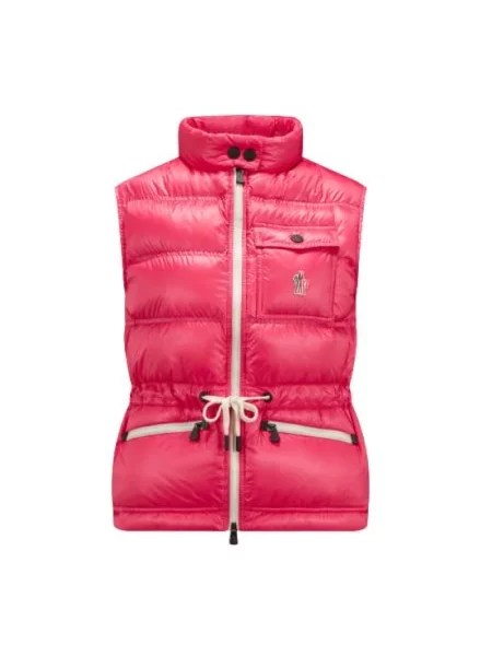 Kamizelka puchowa Moncler fioletowa