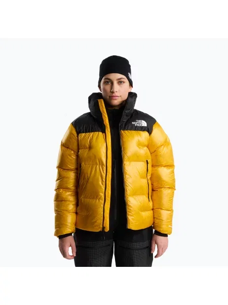 Geacă cu puf pentru femei The North Face Summit Nuptse summit gold/tnf black negru