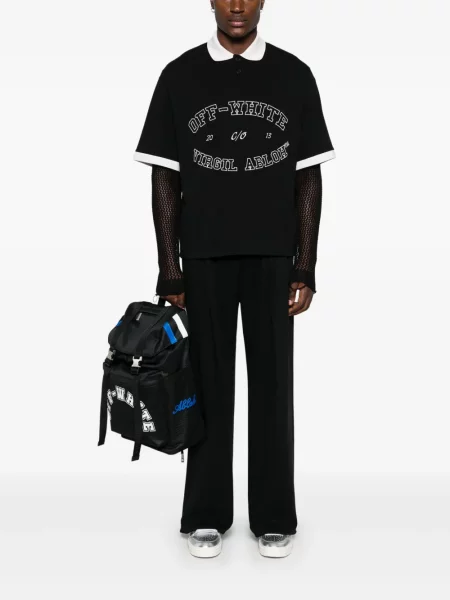 Polo marškinėliai Off-white su autografu