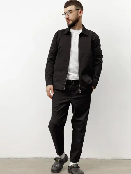 HARVEST Eli Демісезонна куртка Бавовна/еластан чорний