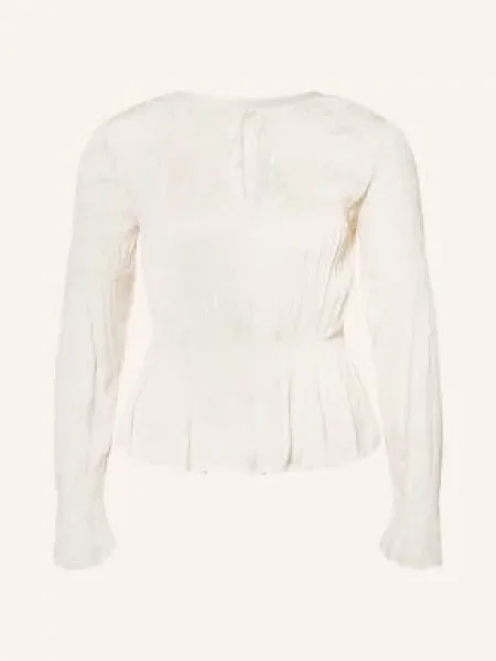 Bluzka By Malene Birger z długim rękawem biała