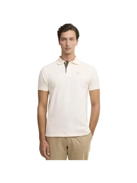 Tricou Barbour în carouri alb