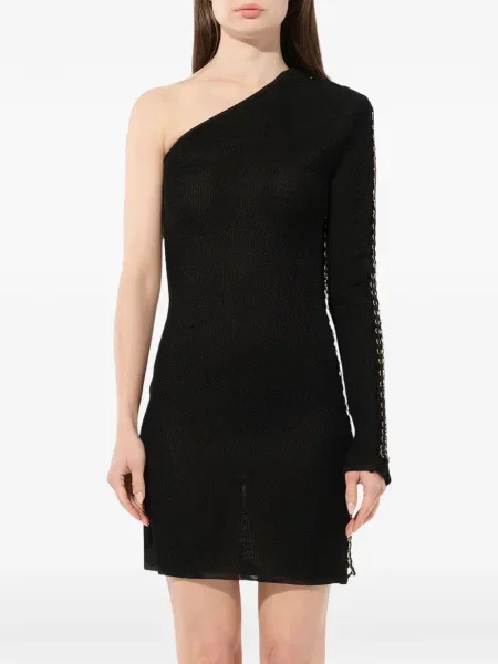 Rochie Balmain cu un umăr gol negru