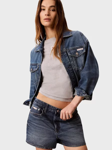 Класична футболка Calvin Klein Jeans сіра