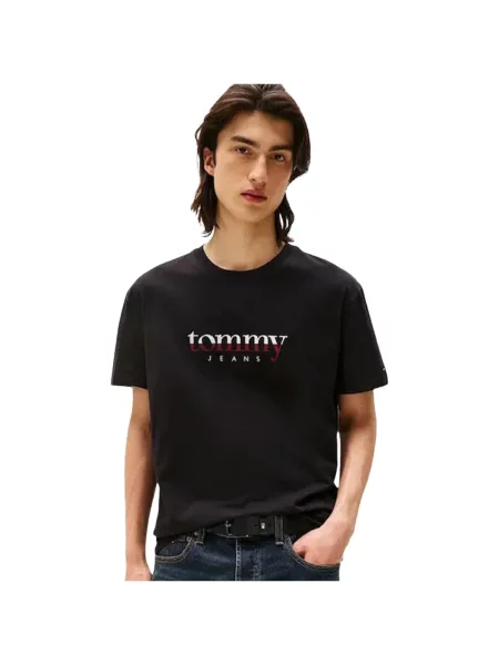Tričko Tommy Jeans černé