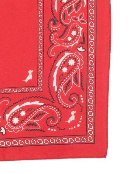Κασκόλ Poldo Dog Couture με σχέδιο paisley κόκκινο