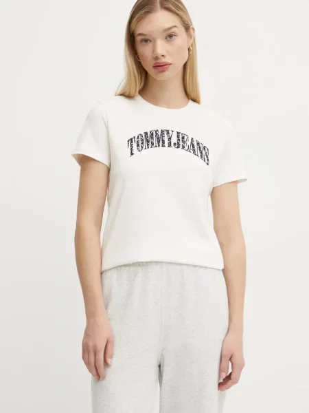 Tommy Jeans kratka majica bež