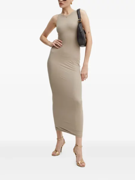 Rochie maxi Guess fără mâneci