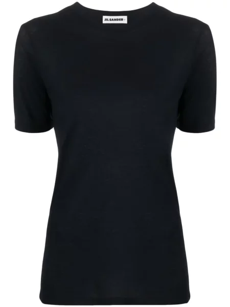 Tricou Jil Sander cu imagine albastru