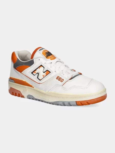Кожени маратонки New Balance бяло