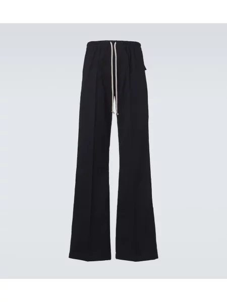 Pantaloni Rick Owens de lână negru