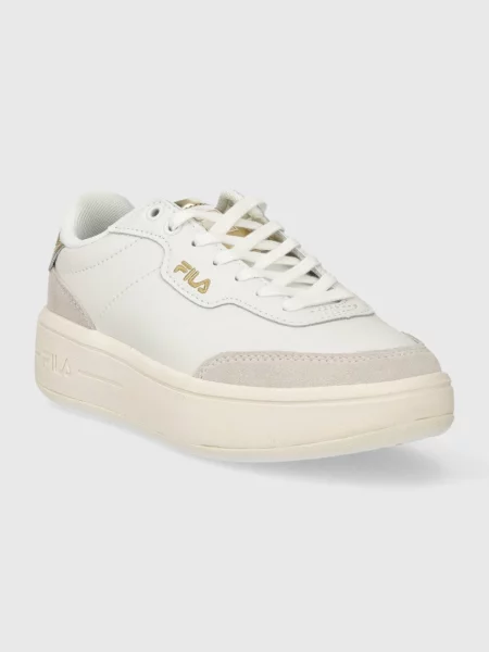 Usnjene superge Fila PREMIUM bela
