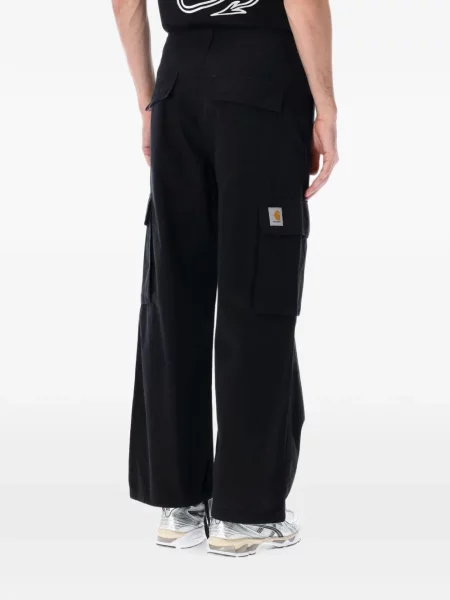 Cargo hlače Carhartt Wip s autogramom crna