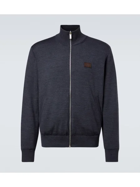 Gyapjú bomberdzseki Berluti kék