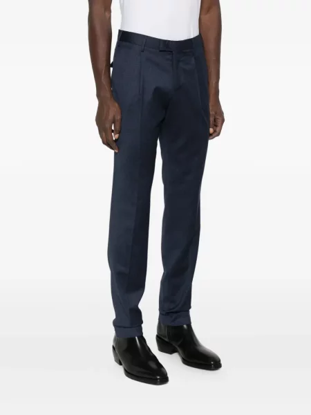Pantaloni Pt Torino de lână albastru