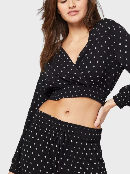 Лонгслив Etam черный