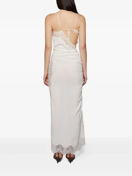 Rochie Christopher Esber din dantelă alb