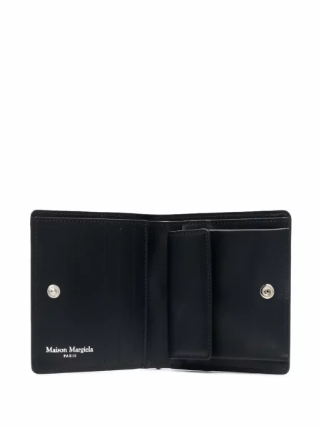 Kožená peněženka Maison Margiela černá