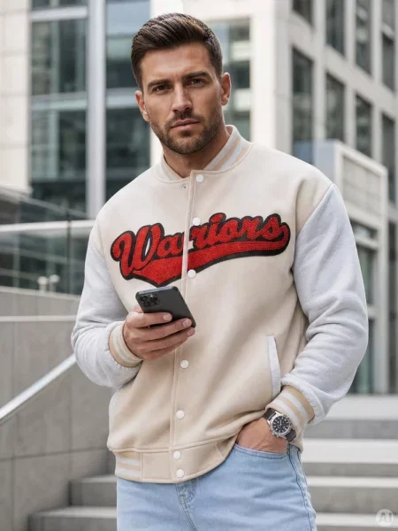 Bluza rozpinana ecru Dstreet