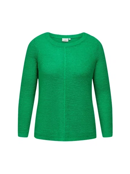Sweter Only Carmakoma z długim rękawem zielony