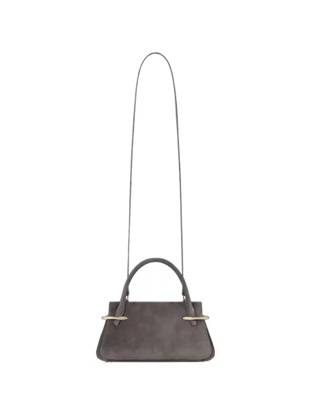 Geantă Givenchy din piele de căprioară gri