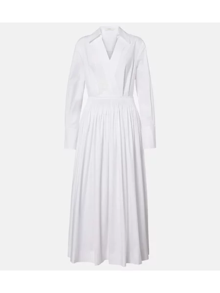 Rochie midi Joseph din poplin alb