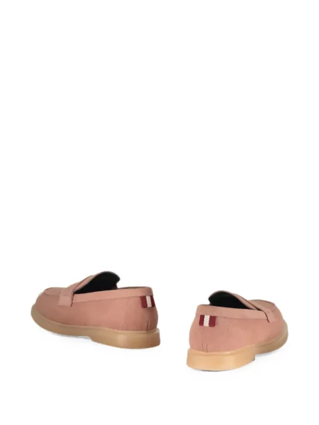 Pantofi loafer Bally din piele roz