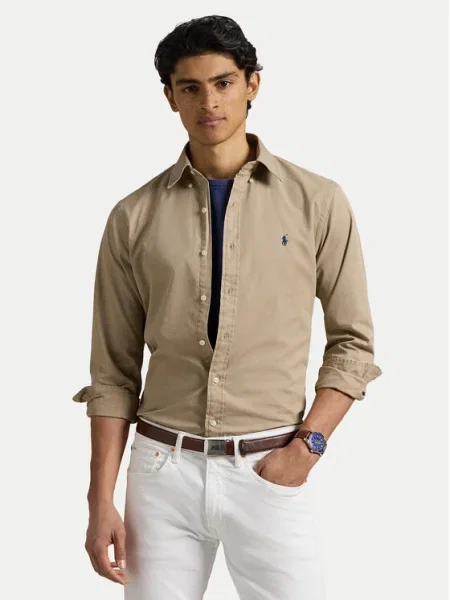 Polo Ralph Lauren Cămașă Custom Fit bej