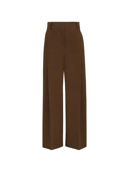 Pantaloni Brunello Cucinelli stretch maro