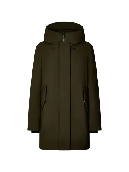 Parka Save The Duck s kapucí zelená