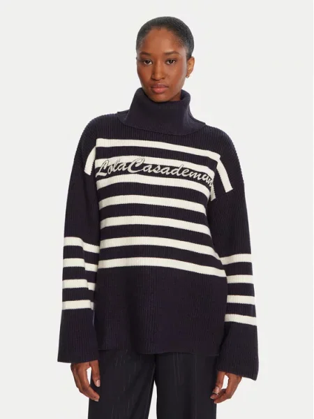 Lola Casademunt Pulover kremna / mornarska modra