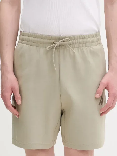 Adidas trenirka kratke hlače z bombažem zelena