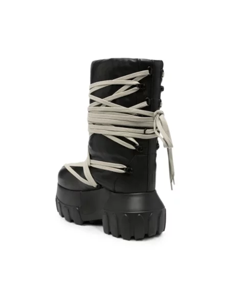 Botki Rick Owens na platformie czarne